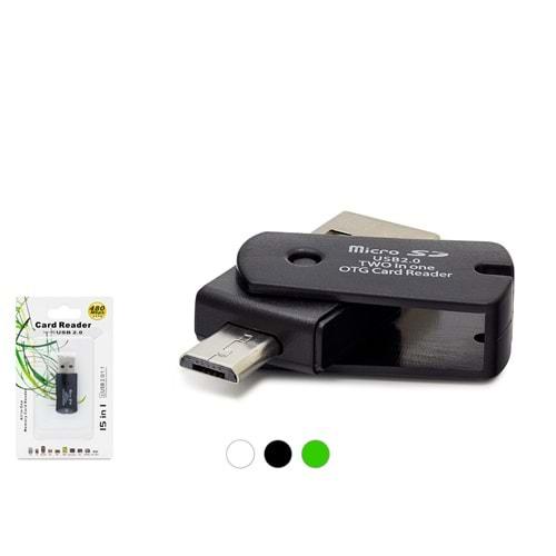 HADRON HN121 MICRO USB CARD READER MICRO SD