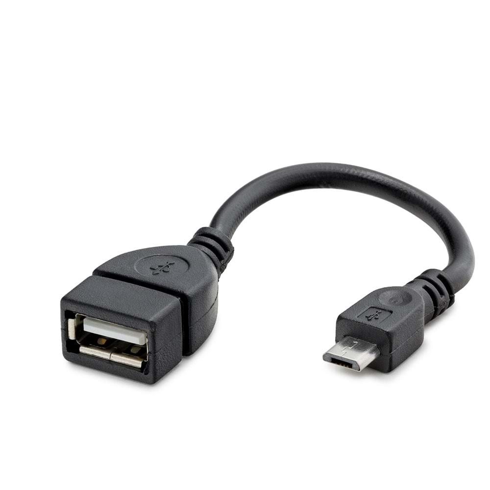 HADRON HD4590 MICRO USB TO USB OTG M/F SİYAH