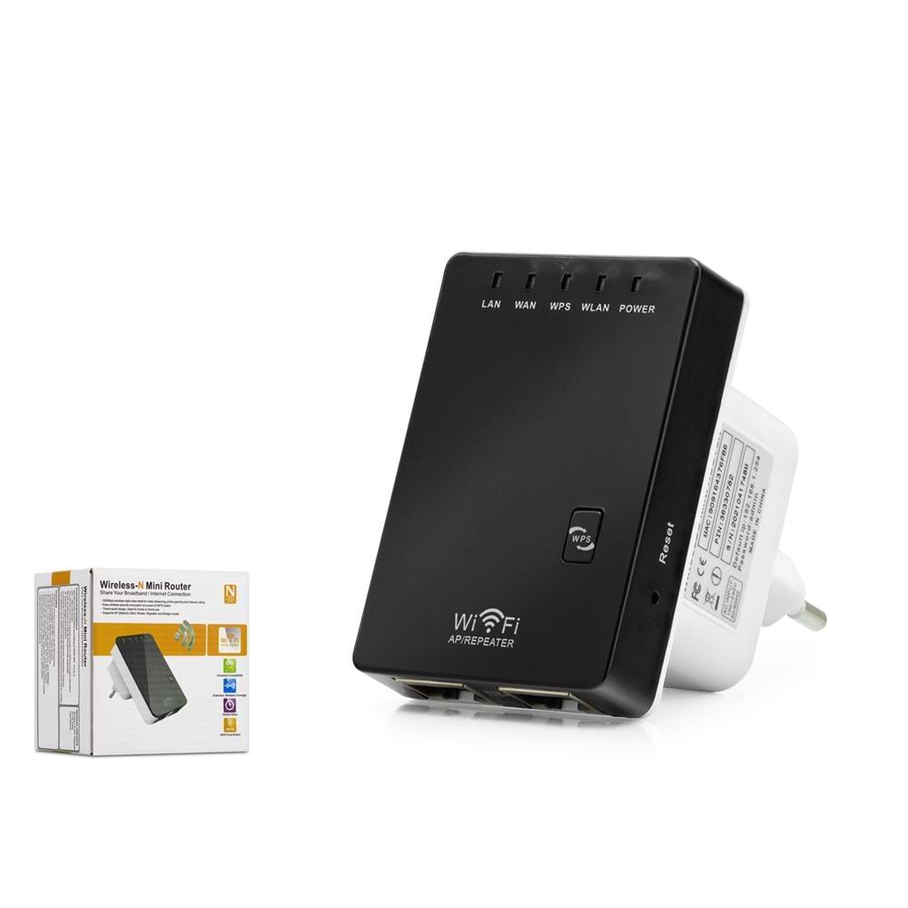 HADRON HD9101 WI-FI REPEATER/ROUTER/AP 300MBPS SİYAH