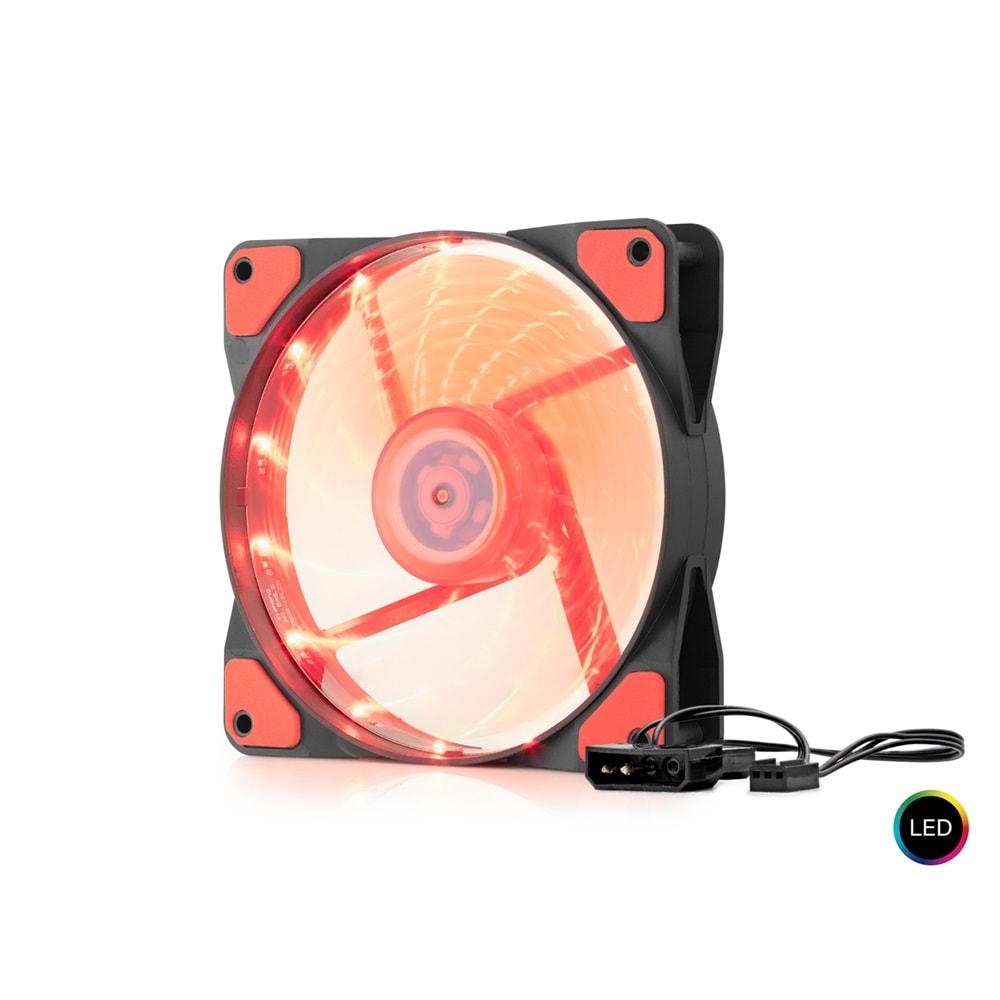 HADRON HDX1520 PERFORMANS KASA FANI LED 12CM 4PIN