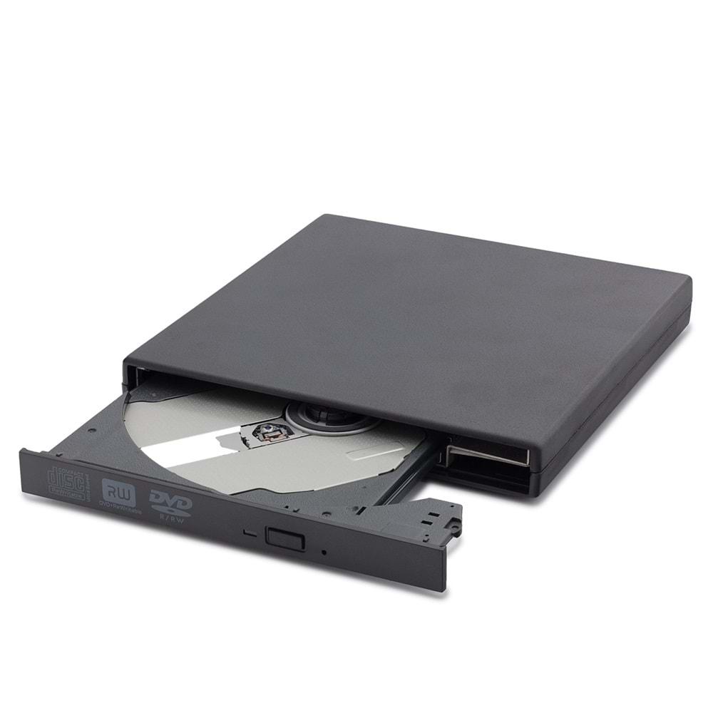 HADRON HDX1763 DVD-RW SÜRÜCÜ HARİCİ USB2.0 SİYAH