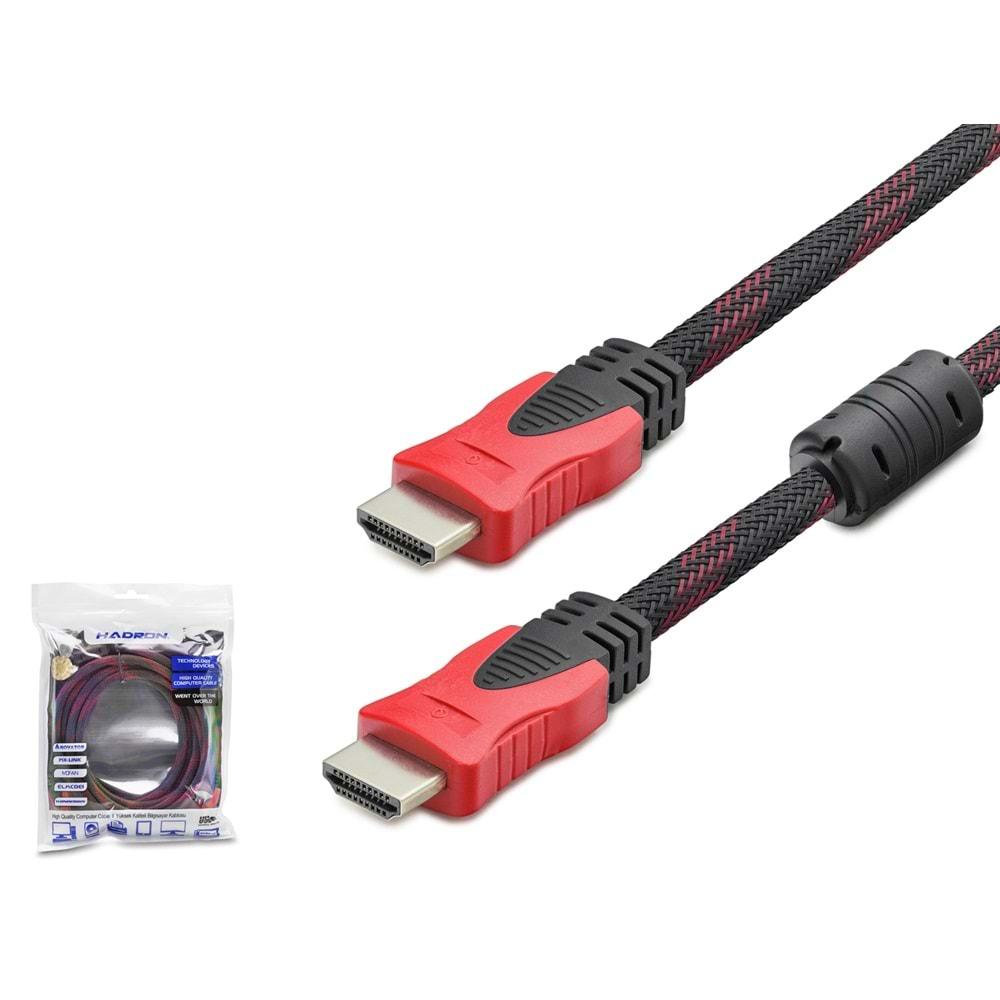 HADRON HDX2013 HDMI KABLO ÖRGÜLÜ 3MT