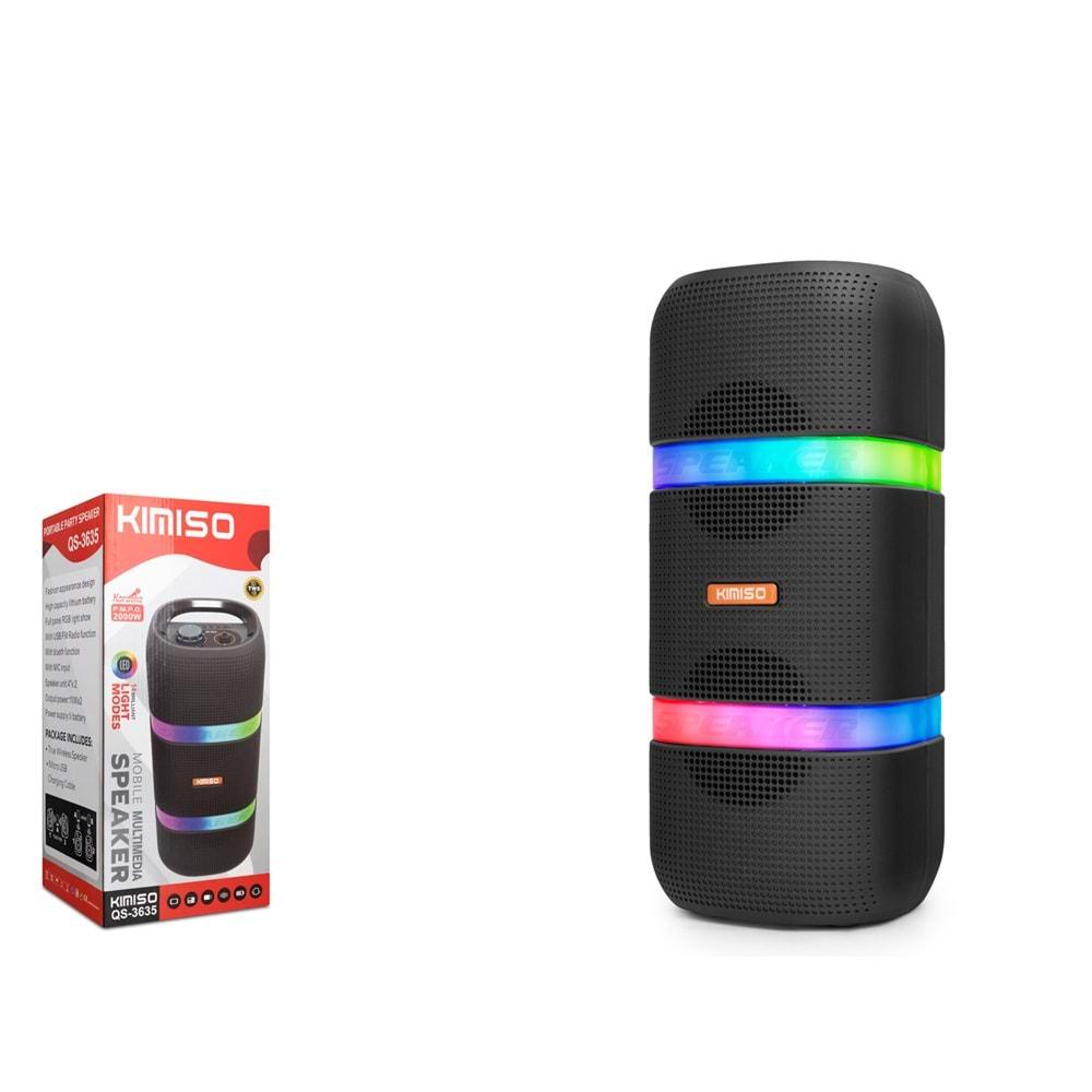 KIMISO QS3635 BLUETOOTH SPEAKER 2x5W 2x4 175*400*165MM