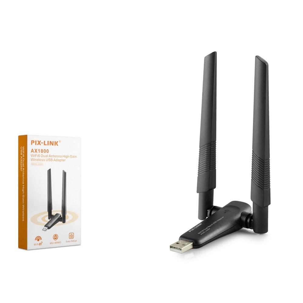 PIX-LINK UAX04 USB WIFI ADAPTOR DUAL BAND 1800 2.4GHz&5GHz AIC8800D