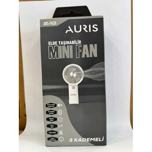 AURIS ARSFN20 3 Kademeli Taşınabilir El Fanı Beyaz