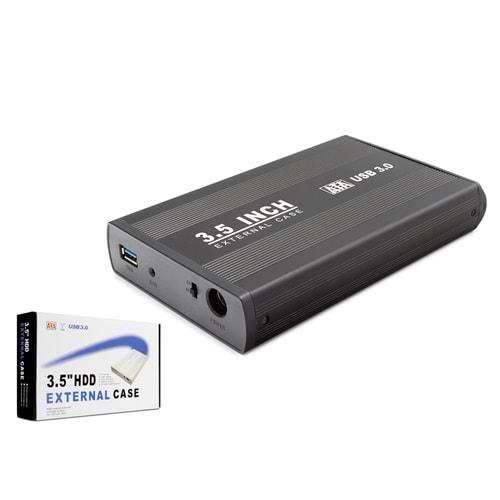 HADRON HDX1756 HDD KUTUSU USB3.0 SATA 3.5 SİYAH