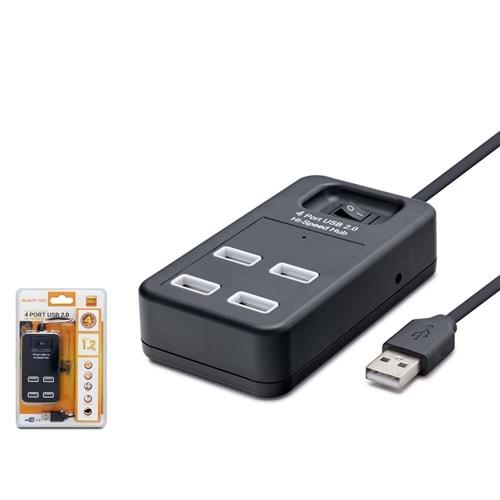 HADRON HDX7010(167) HUB USB 2.0 4 PORT