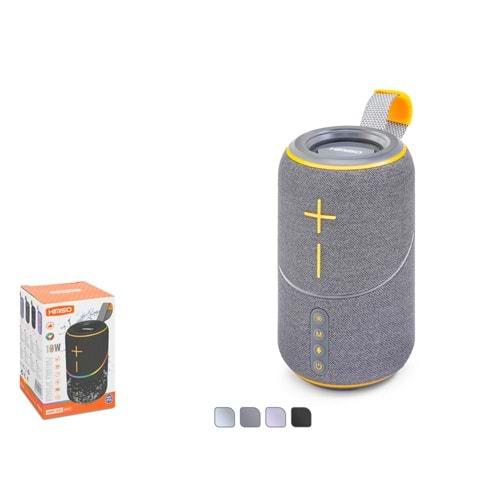 HADRON KMS300 Mini Bluetooth Hoparlör FM RGB Outdoor 9.1 x 9 x 14.8 cm