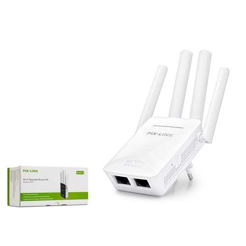 PIX-LINK LV-WR09 WI-FI REPEATER/ROUTER/AP 300MBPS 4 ANTEN BEYAZ